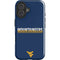 West Virginia University Blue Wood Floor iPhone 16 Impact Case